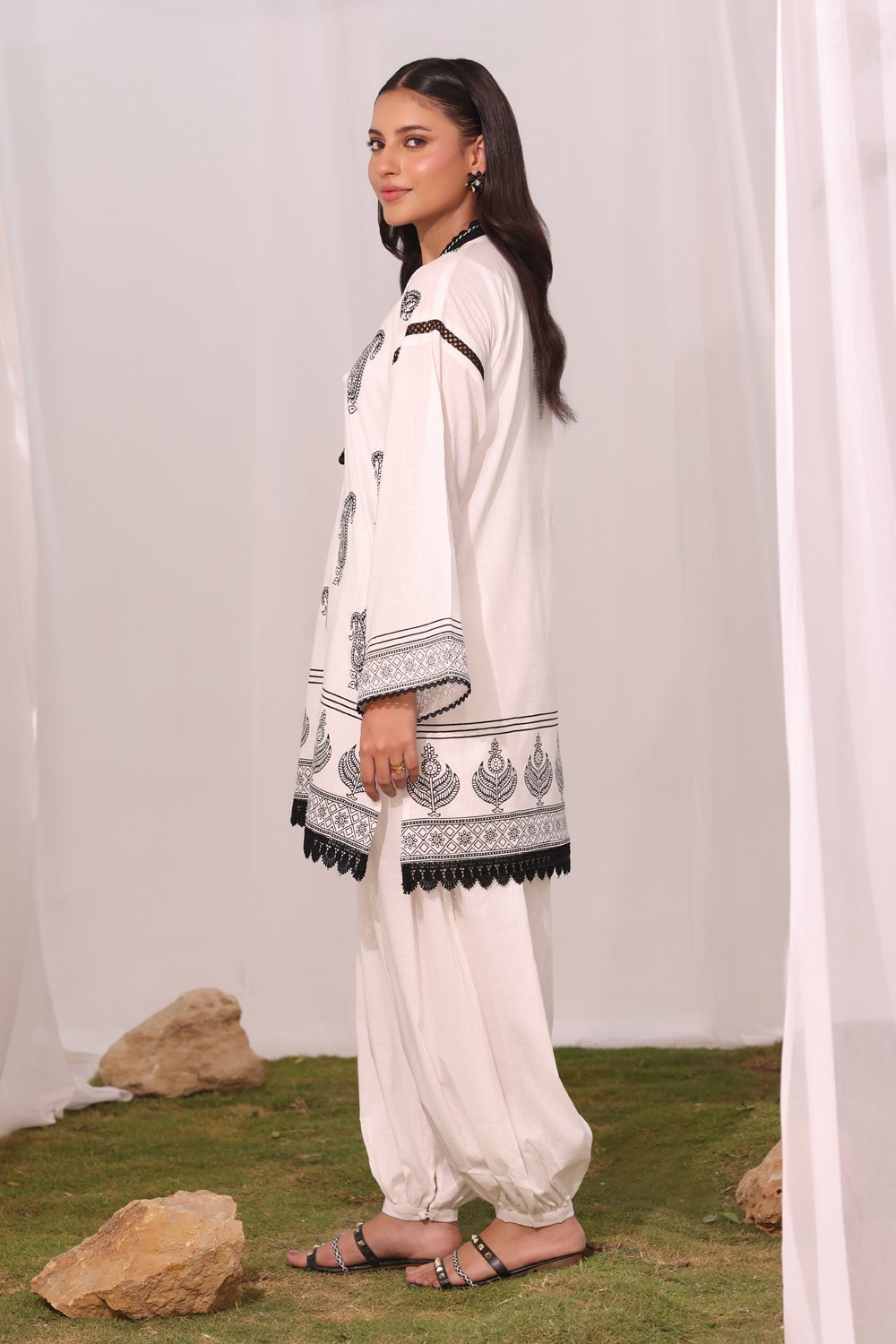 Cross Hatch Block Printed Co-Ord Set