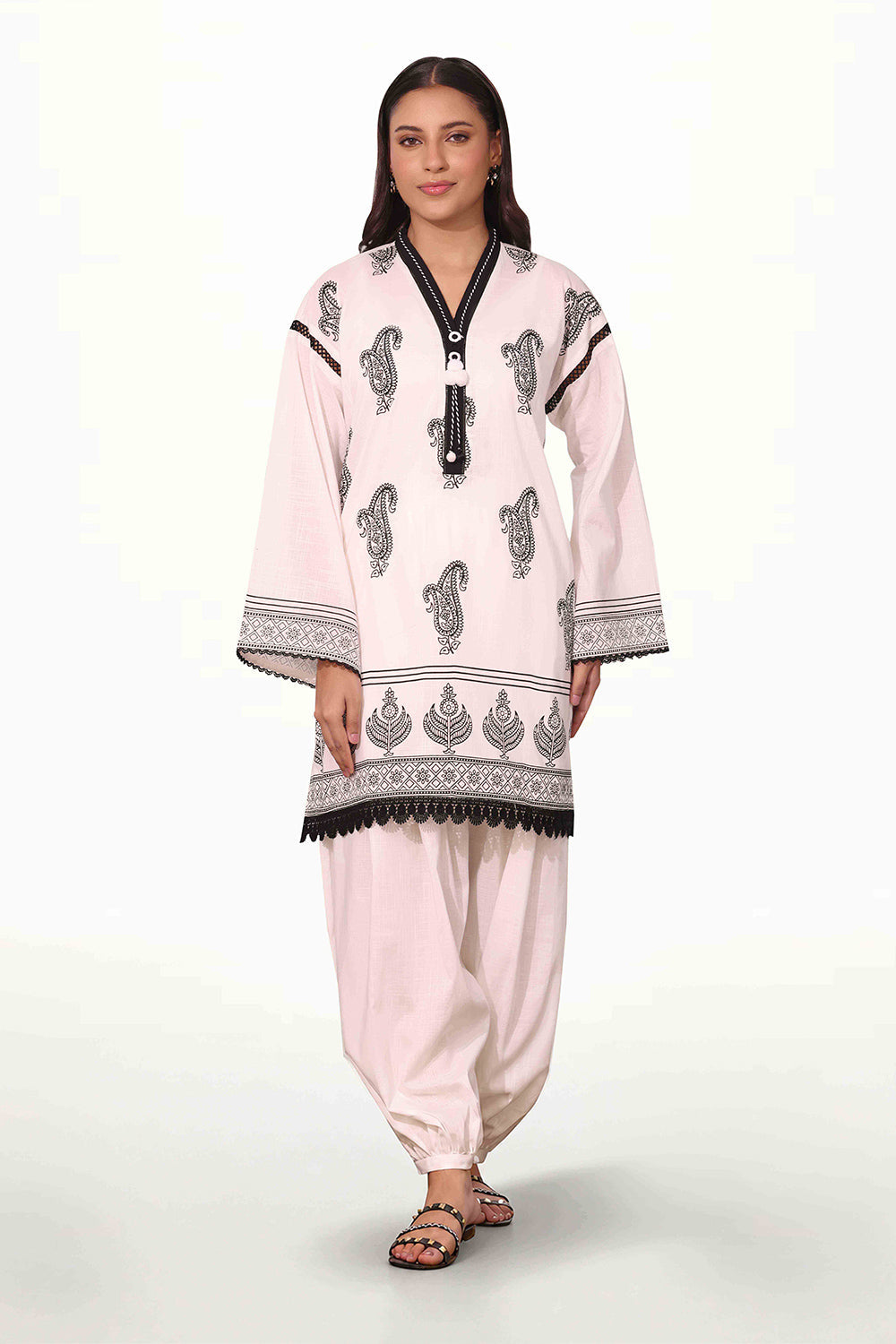 Cross Hatch Block Printed Co-Ord Set
