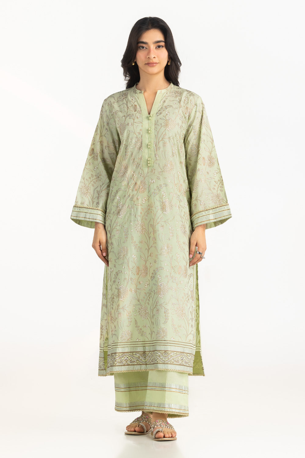 Cross Hatch Block Printed Shirt And Trouser