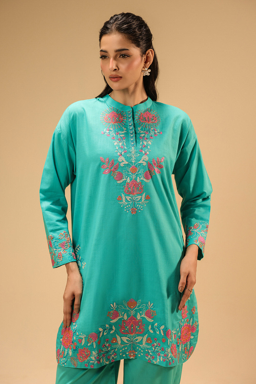 Cross Hatch Embroidered Co-Ord Set