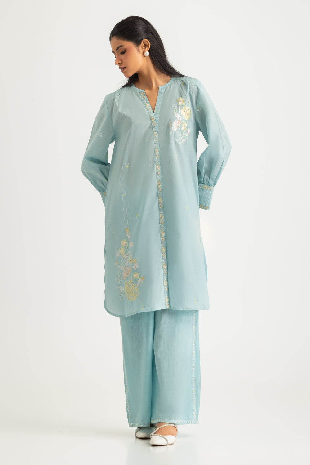Cross Hatch Embroidered Co-Ord Set