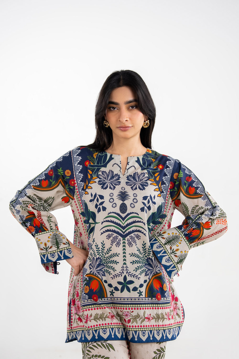 Cross Hatch Printed Co-Ord Set