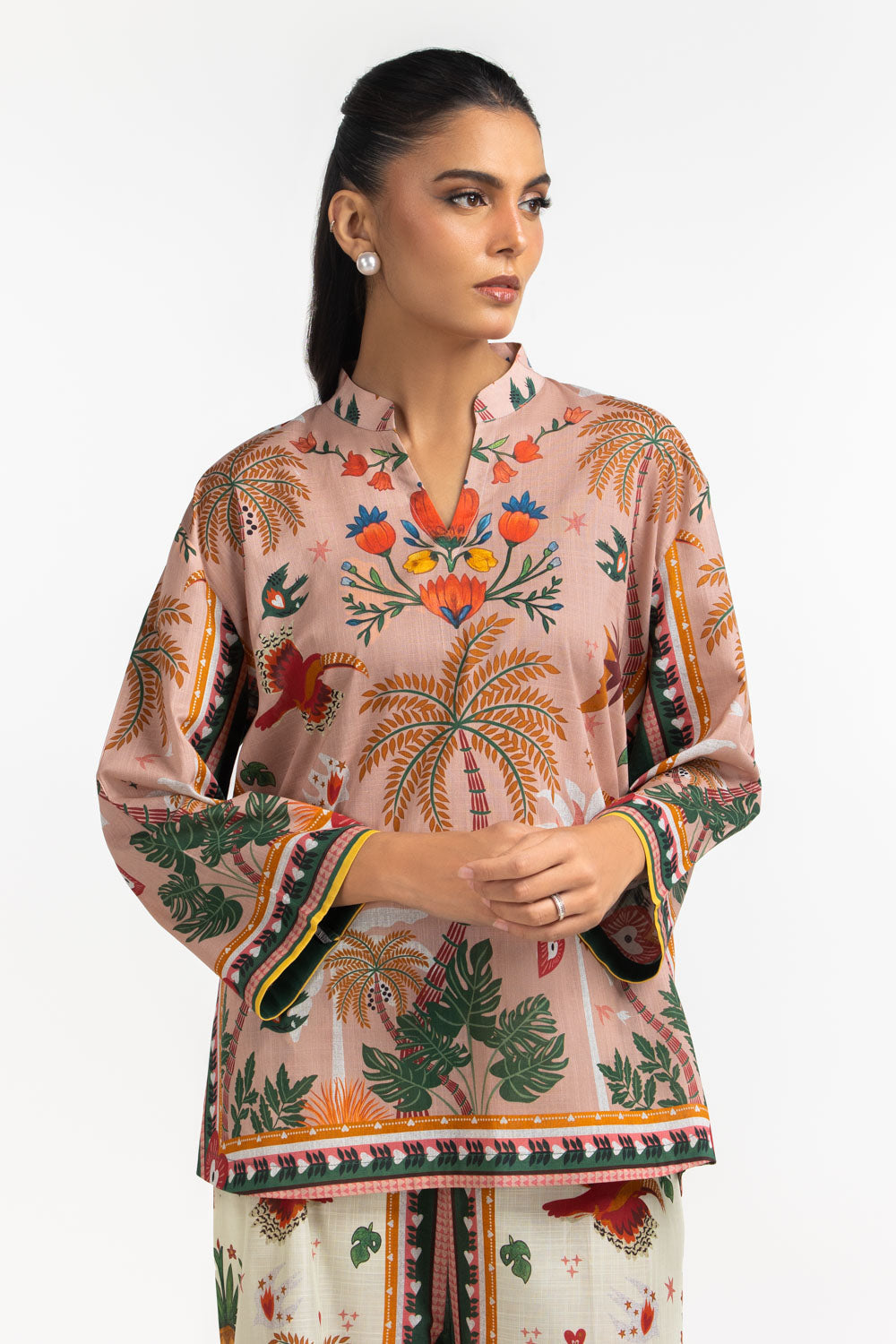 Cross Hatch Printed Co-Ord Set