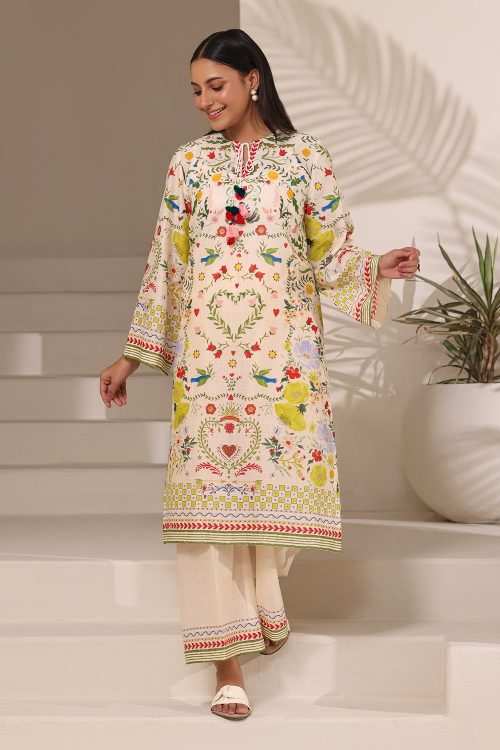Cross Hatch Printed Co-Ord Set