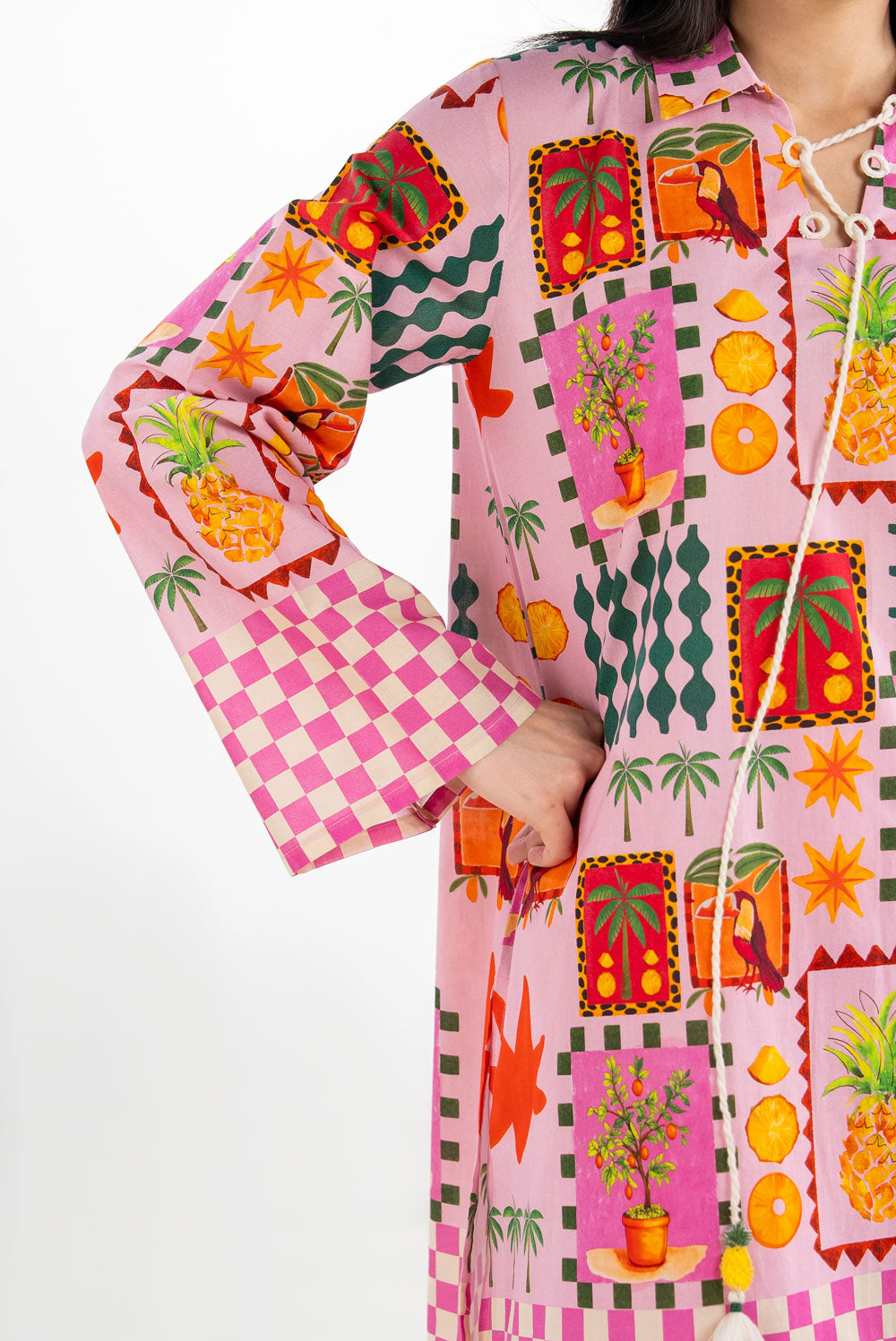 Cross Hatch Printed Co-Ord Set