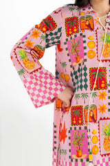 Cross Hatch Printed Co-Ord Set
