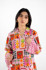 Cross Hatch Printed Co-Ord Set