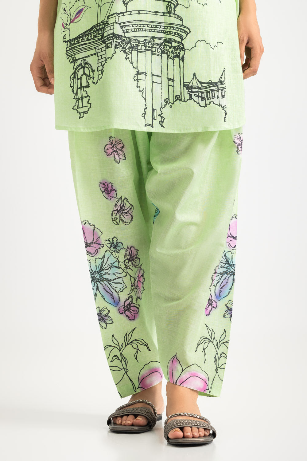 Cross Hatch Printed Co-Ord Set