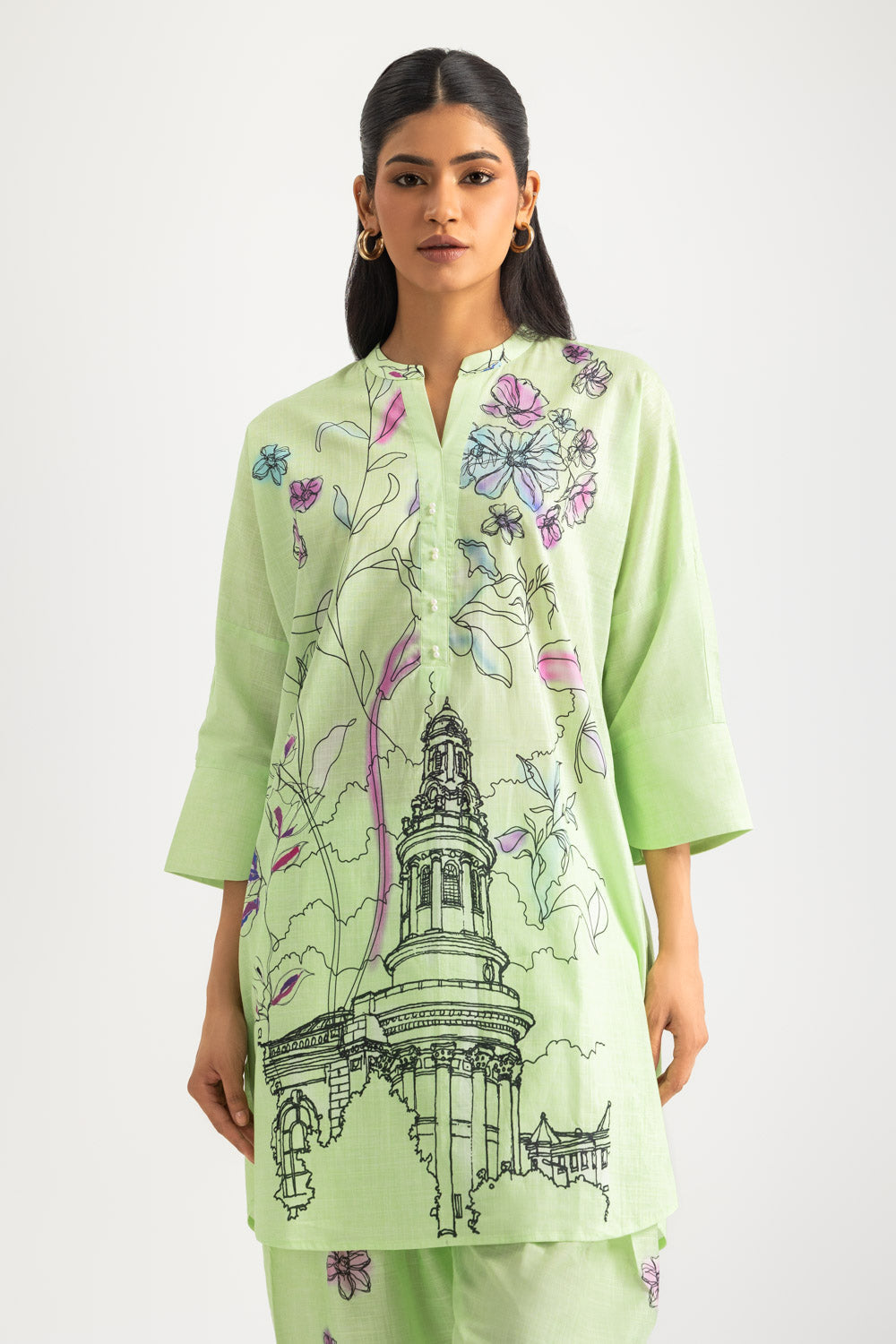 Cross Hatch Printed Co-Ord Set