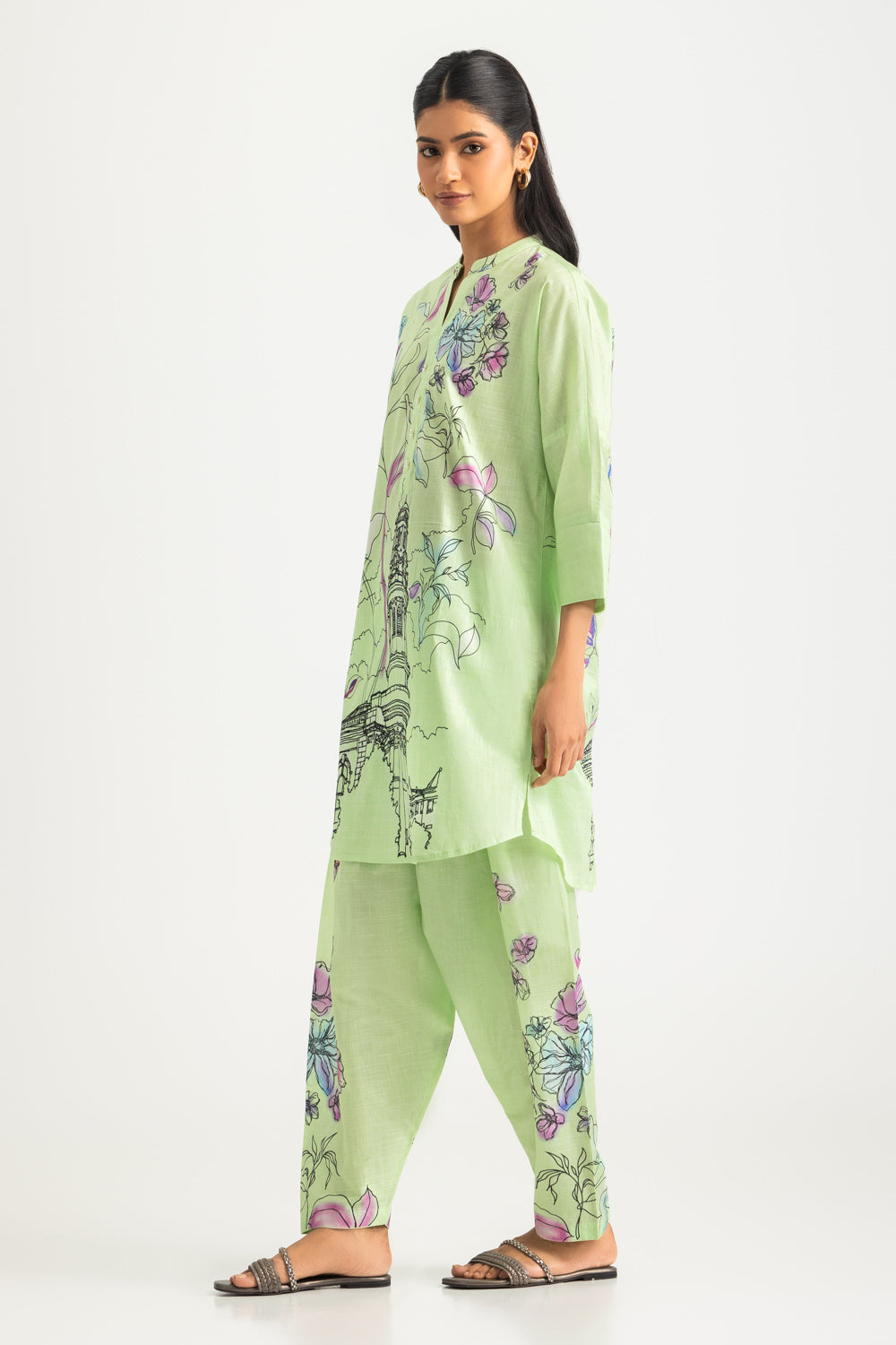 Cross Hatch Printed Co-Ord Set