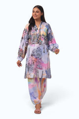 Cross Hatch Printed Co-Ord Set