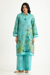 Cross Hatch Printed Co-Ord Set