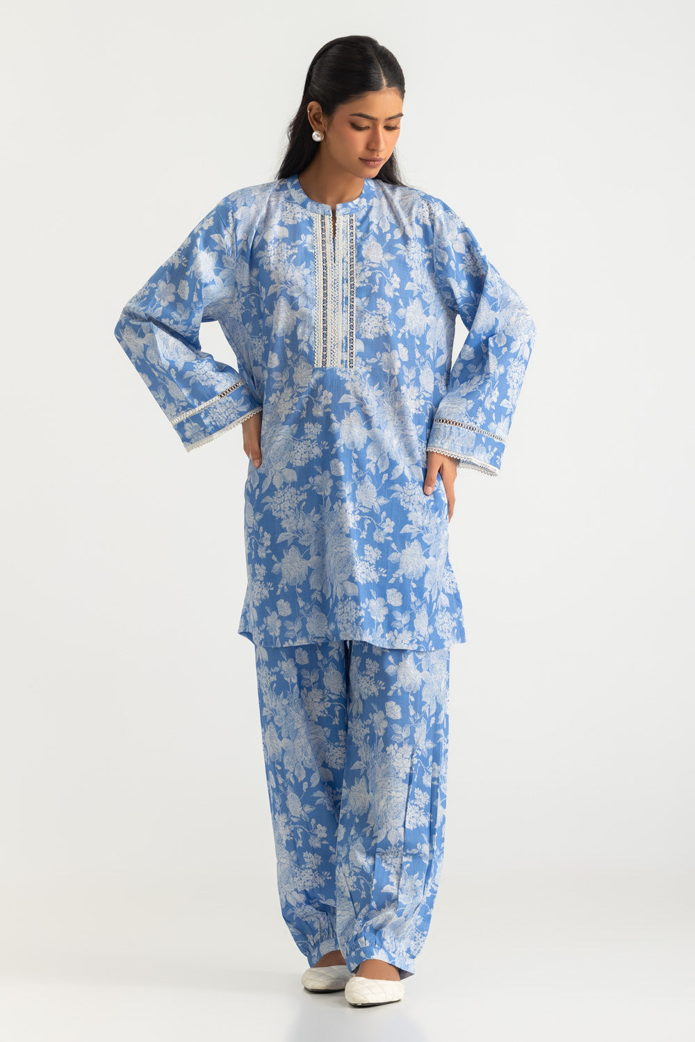 Cross Hatch Printed Co-Ord Set