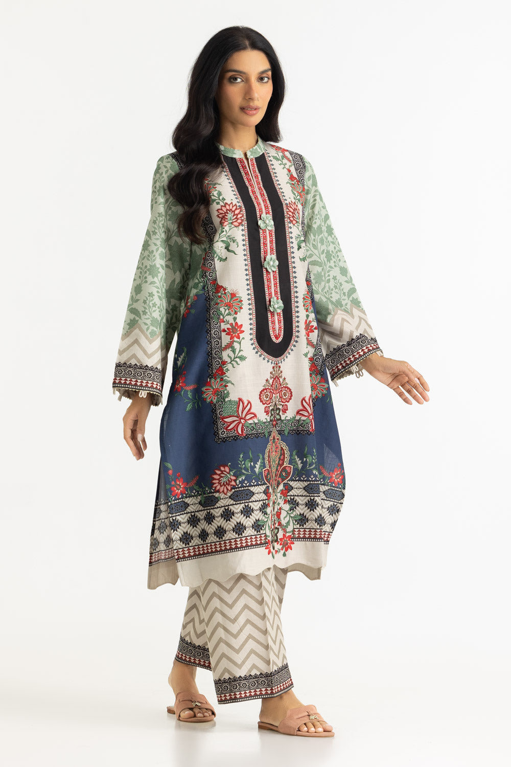Cross Hatch Printed Co-Ord Set
