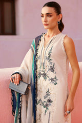 3 Piece Unstitched Embroidered Jacquard Lawn Suit