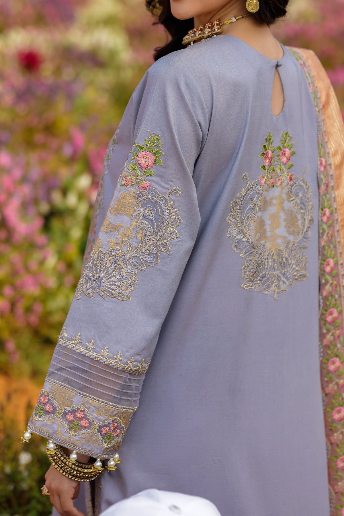 3-PC  Embroidered Lawn Collection Suit CZ5-05 P