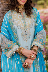 3-PC  Embroidered Lawn Collection Suit CZ5-02 P