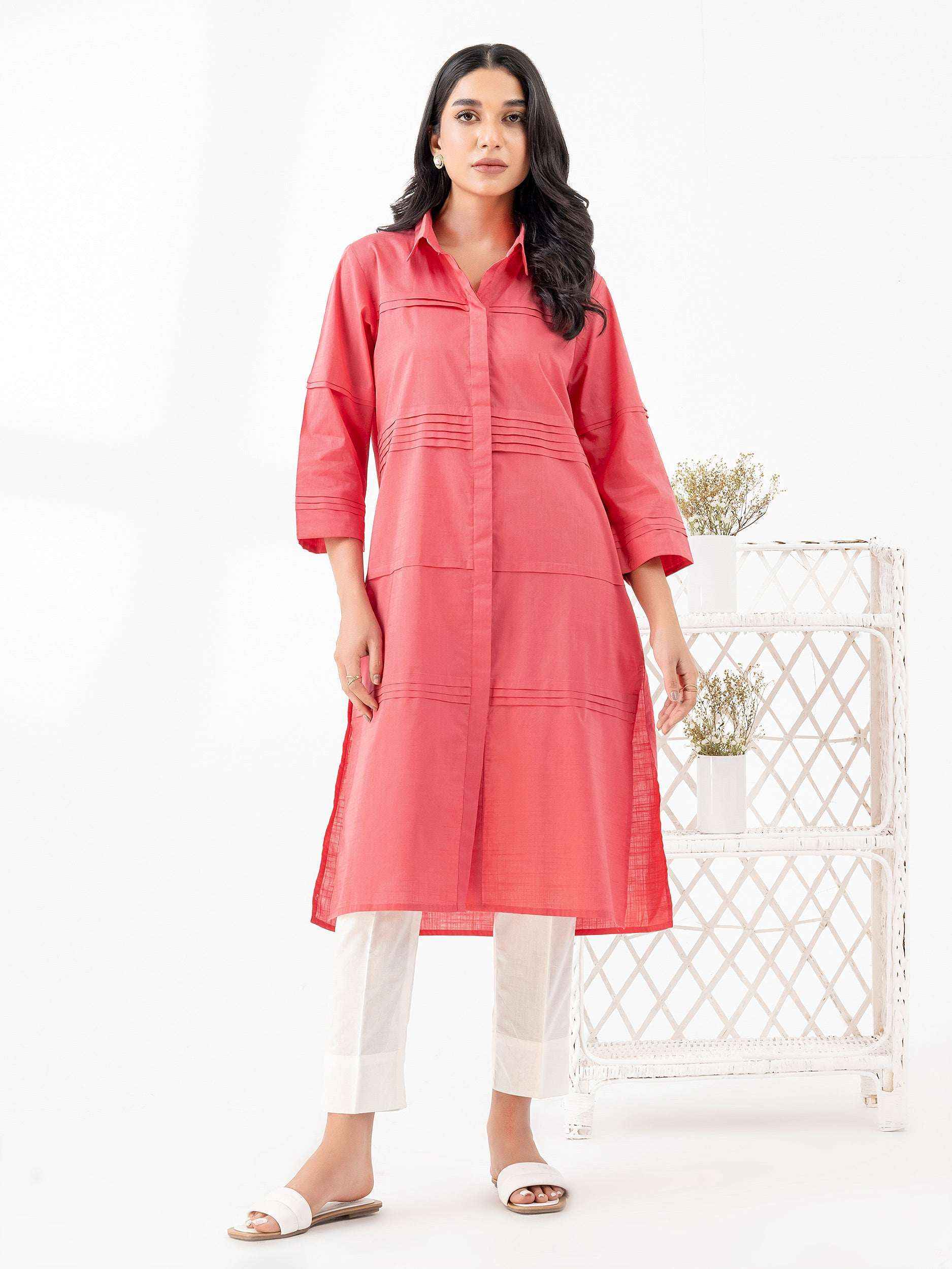 Lawn Shirt-Dyed (Pret)