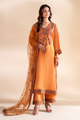 3-PC Embroidered Silk  CMA-6-360