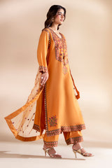 3-PC Embroidered Silk  CMA-6-360