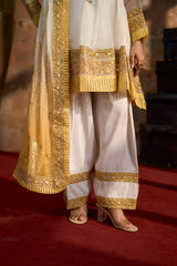3-PC Embroidered Cotton Net Suit CMA-5-300