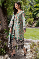 3-PC Stitched Printed Lawn  CP6-27P