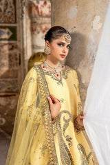 3-PC Embroidered Raw Silk CMA-6-414