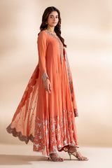 3-PC Embroidered Chiffon CMA-6-418