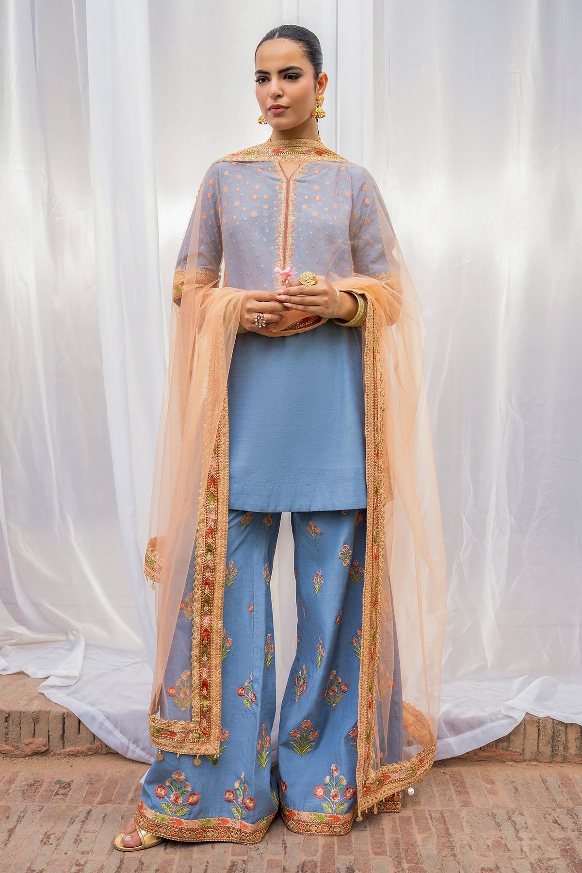 3-PC Embroidered CMA-6-387