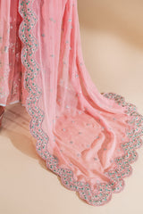 3-PC Embroidered Chiffon CMA-6-417