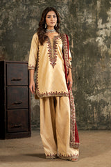 3-PC Embroidered  Jacquard CMA-6-277