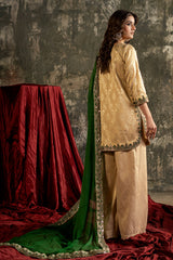 3-PC Embroidered  Jacquard CMA-6-278
