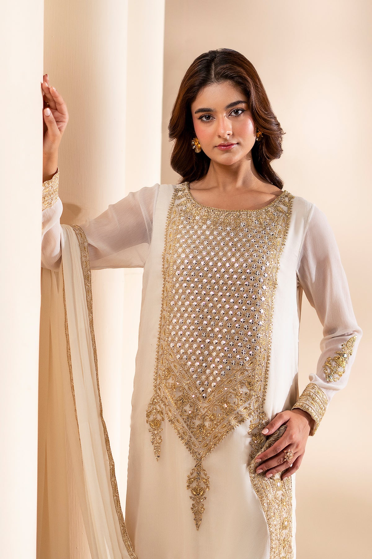 3-PC Embroidered CMA-6-436