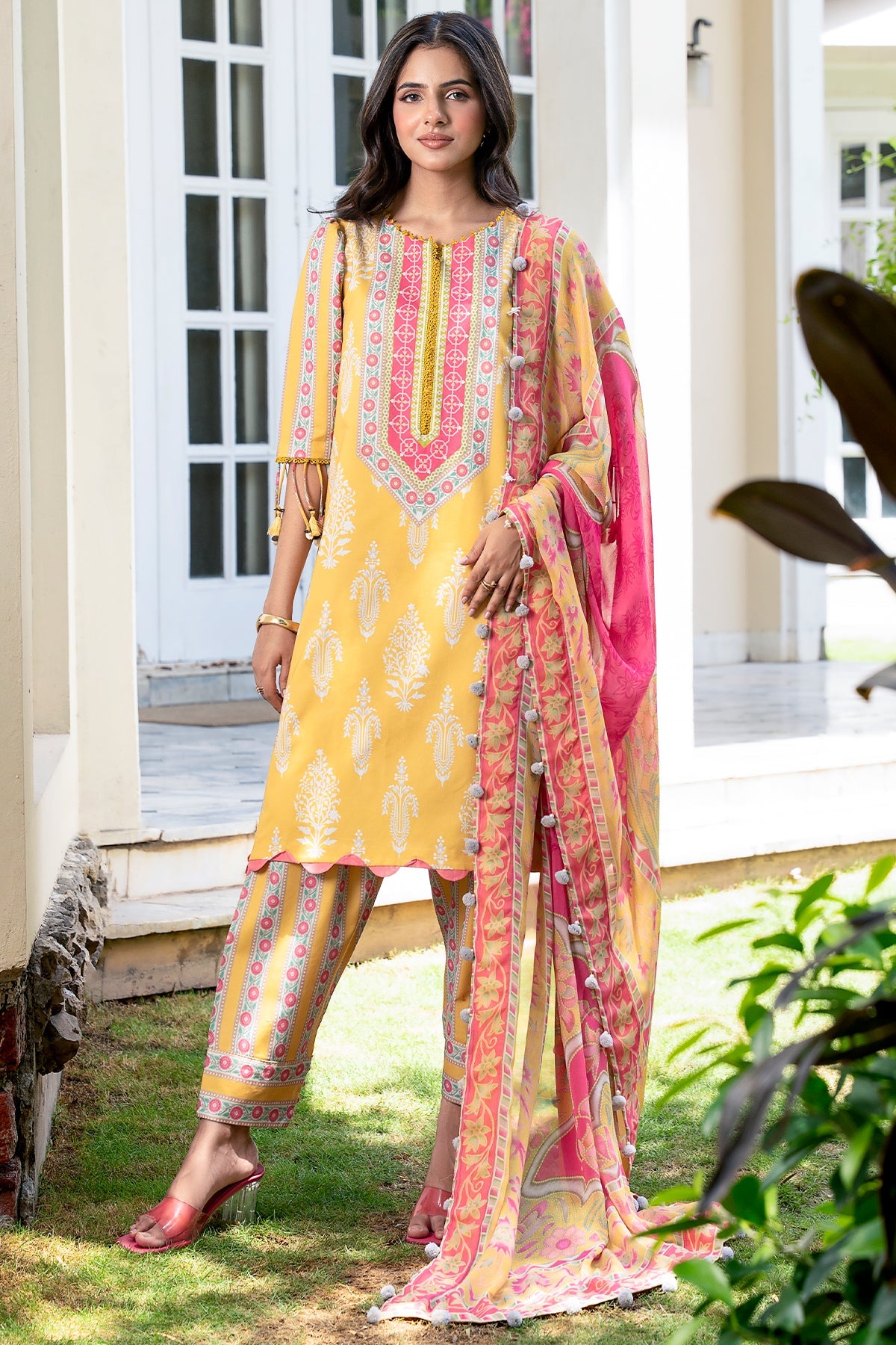 3-PC Stitched Printed Lawn  CP6-26P