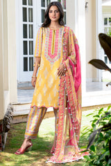 3-PC Stitched Printed Lawn  CP6-26P