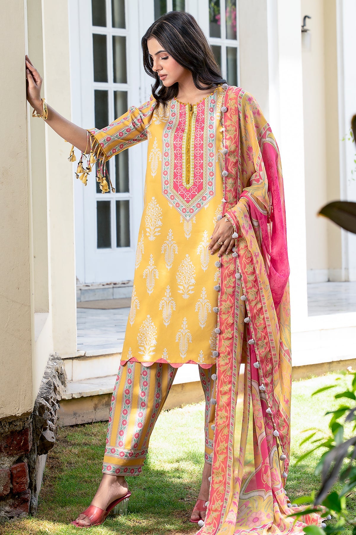 3-PC Stitched Printed Lawn  CP6-26P
