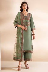 3-PC Embroidered Silk CMA-6-369