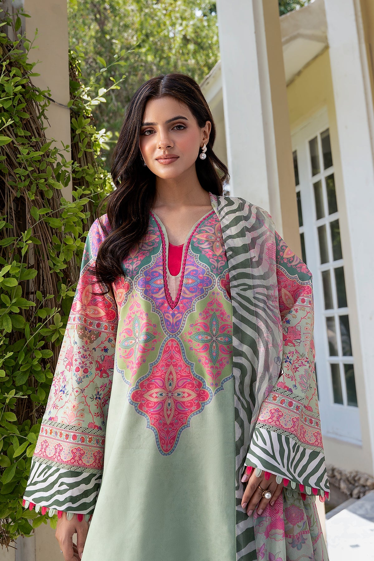 3-PC Stitched Printed Lawn C-Print Vol 3 CP6-20P