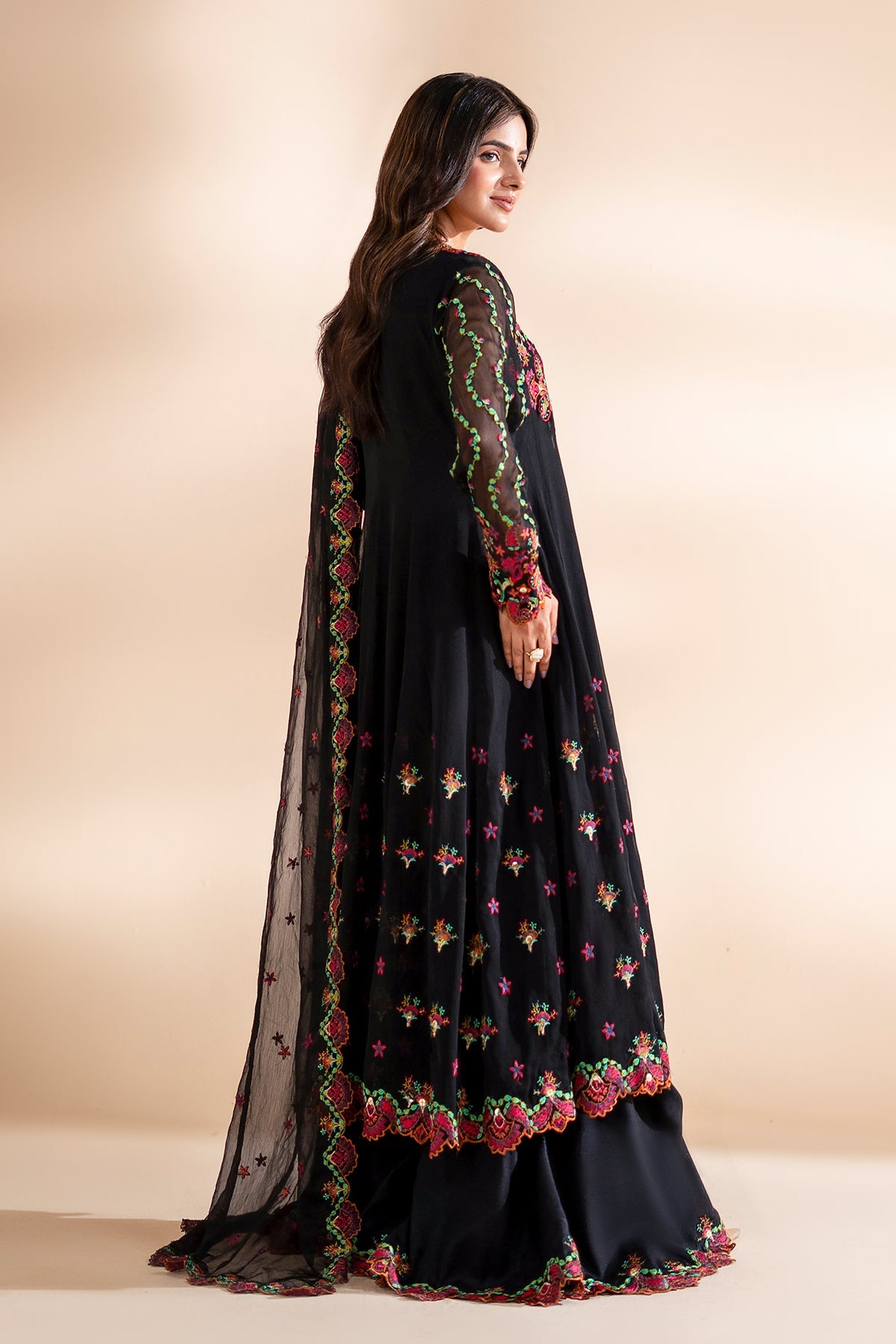 3-PC Embroidered  CMA-6-334