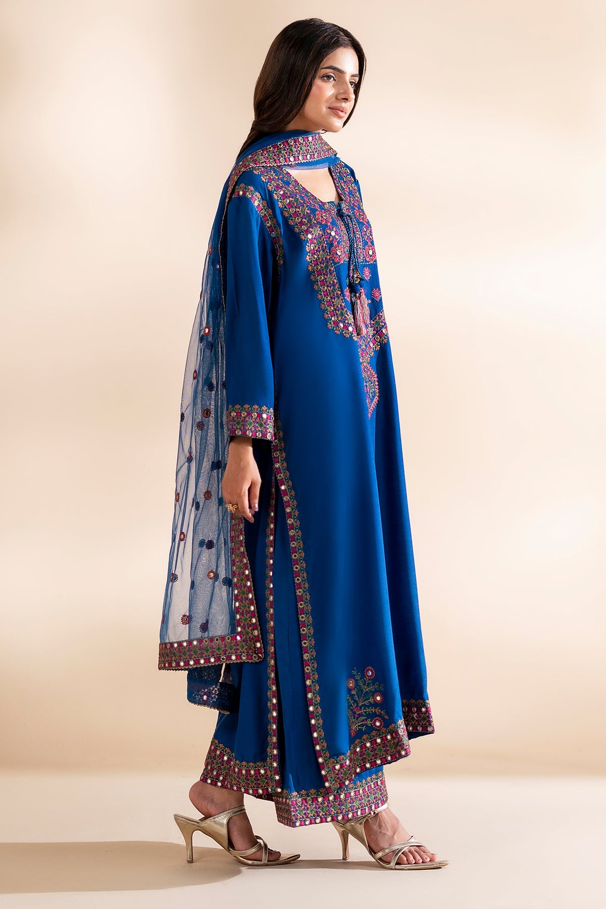 3-PC Embroidered Silk CMA-6-361