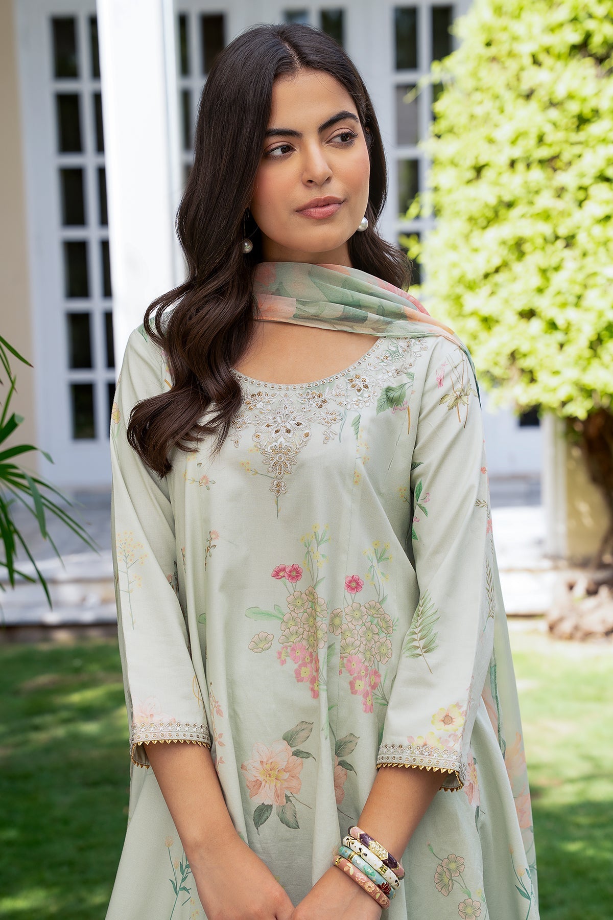 3 Piece Printed Lawn Maxi Set CNP-6-283