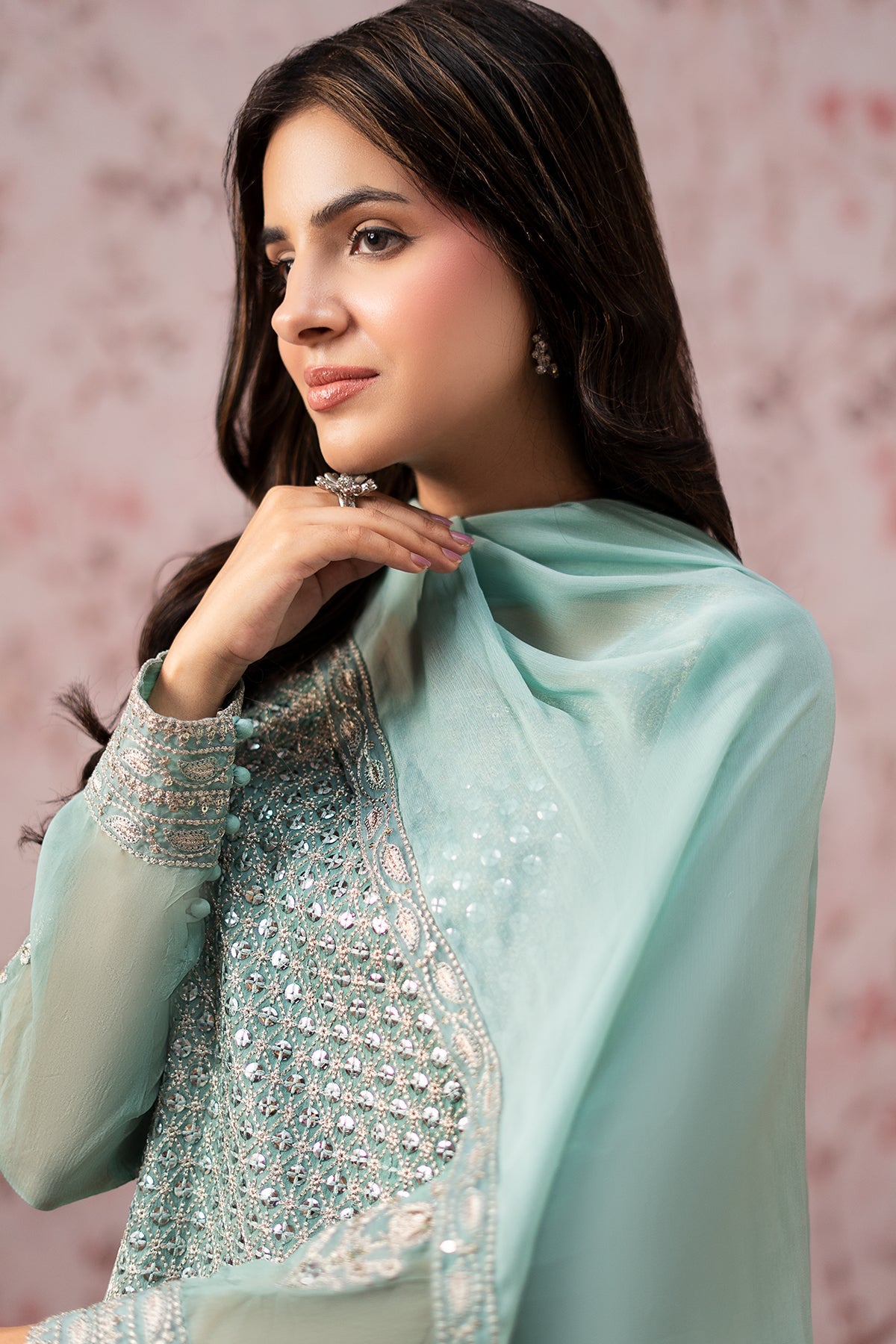 3-PC Embroidered CMA-6-434