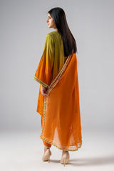 3-PC Embroidered Raw-Silk CMA-6-264