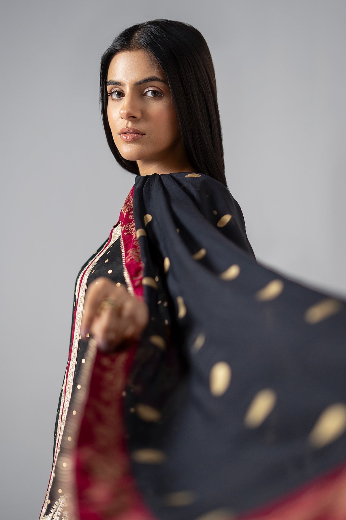 3-PC Embroidered Raw-Silk CMA-6-268