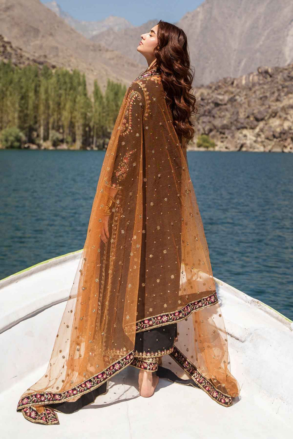 Embroidered Raw Silk CMA-6-447