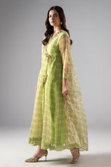 3-PC Printed Organza  CMA-6-063