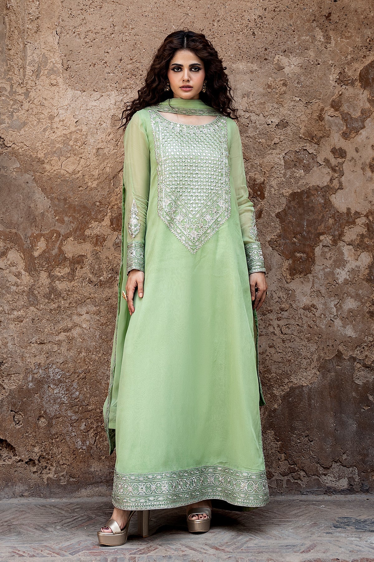 3-PC Embroidered CMA-6-435