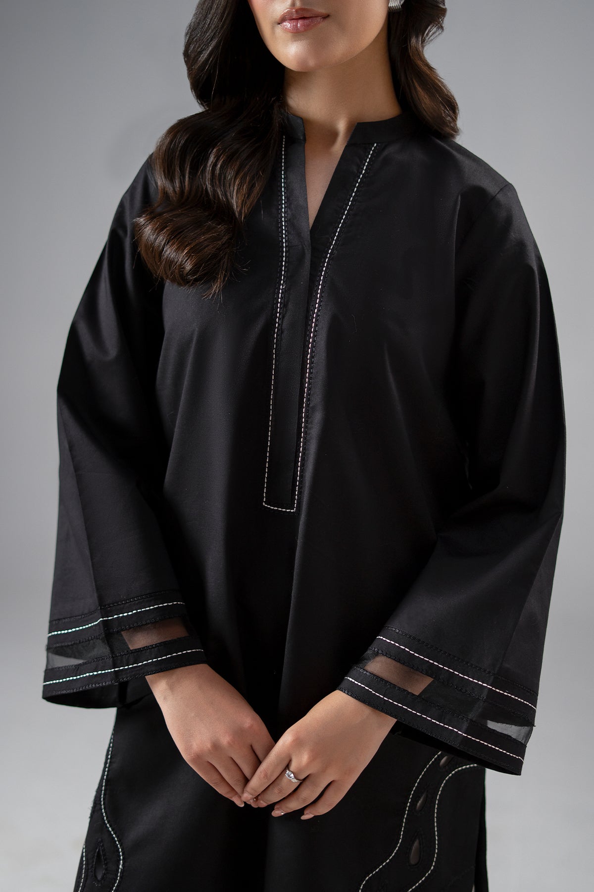 2-PC Stitched Embroidered Cotton CNP-6-258
