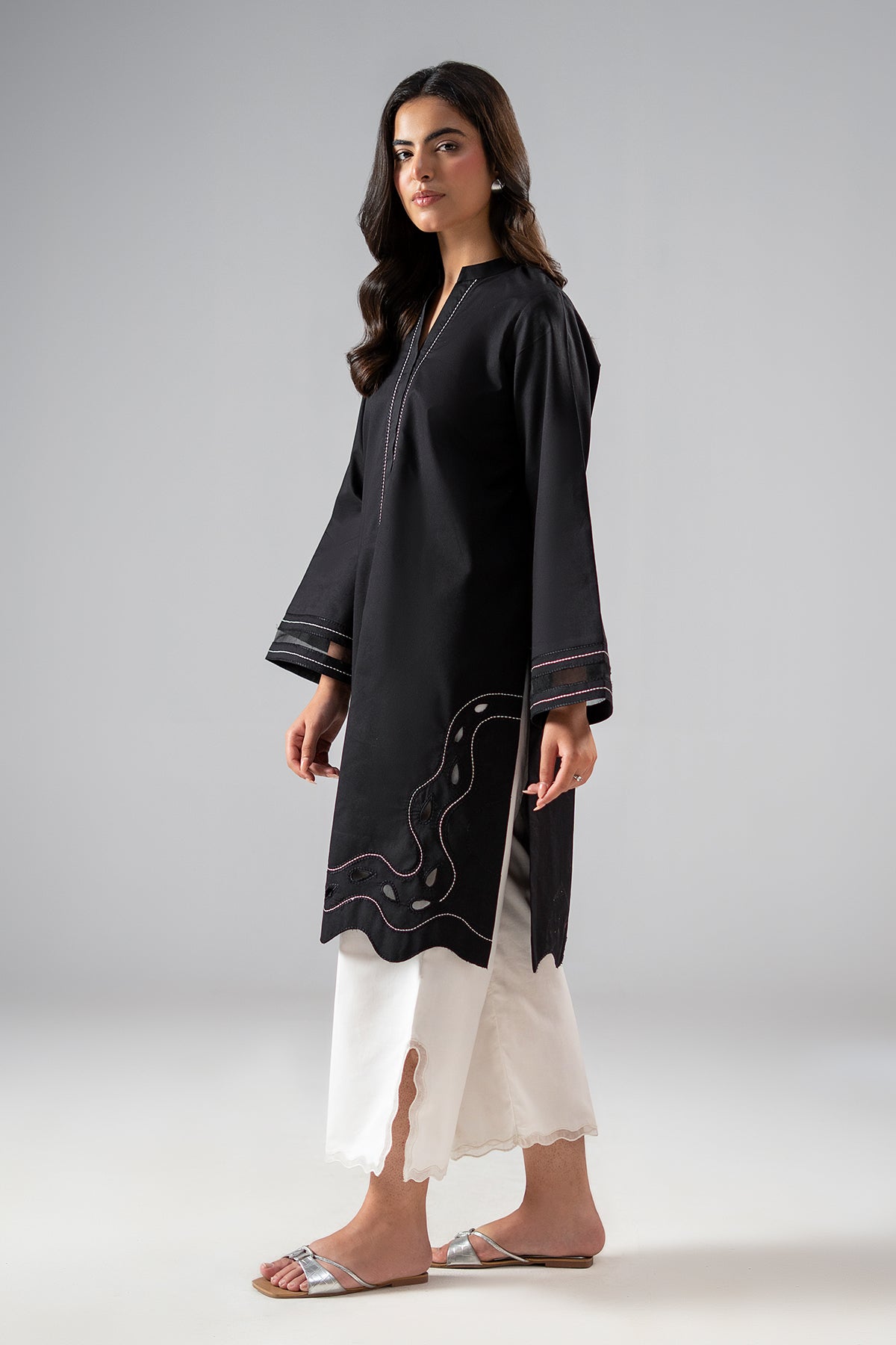 2-PC Stitched Embroidered Cotton CNP-6-258