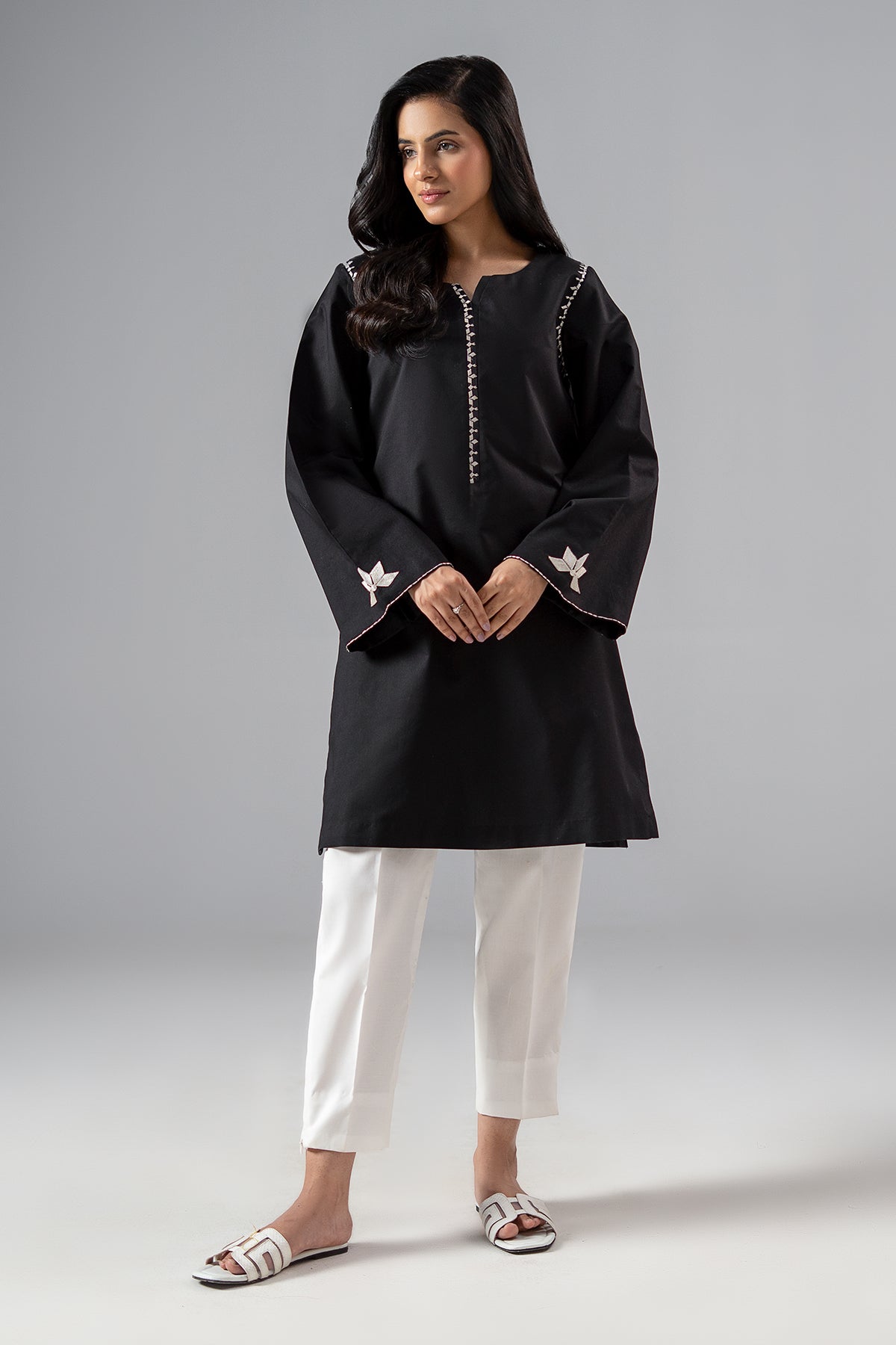 2-PC Stitched Embroidered Cotton CNP-6-256